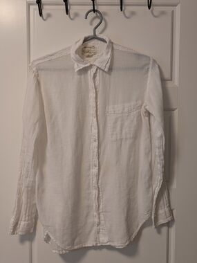 Denim & Supply Ralph Lauren White Casual Button-Down Shirt